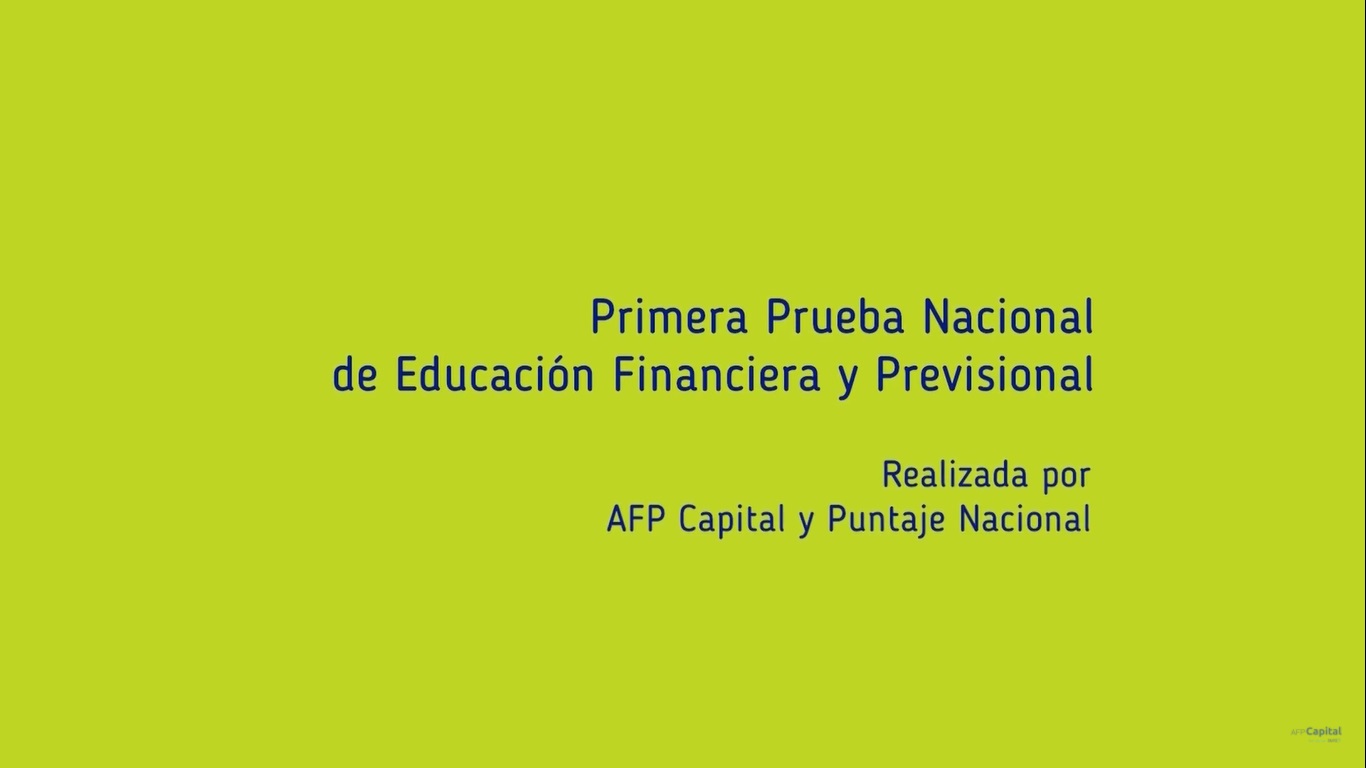 Prueba Educación Financiera y Previsional - AFP Capital